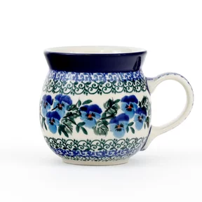 Kubek Ceramiczny 005 v-0,2l <br>2273X Kobaltowe bratki